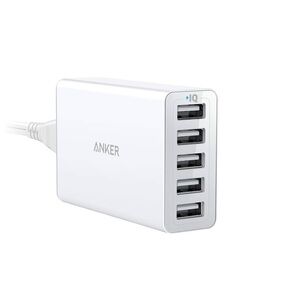 Anker 40W 5-Port USB Wall  White Charger